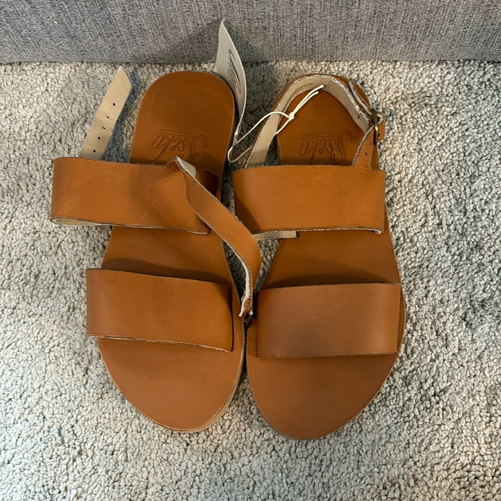 Tan SSeko Sandals
